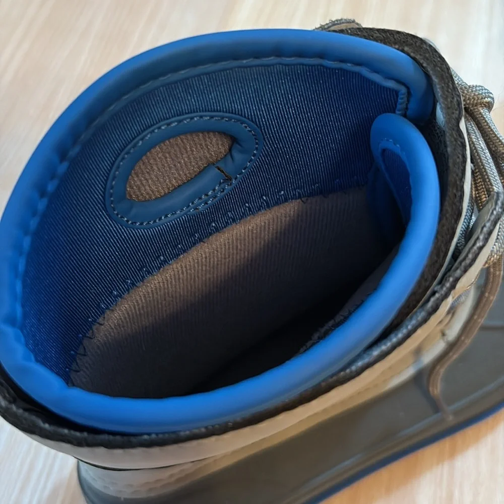 Sperry duck boots gray blue